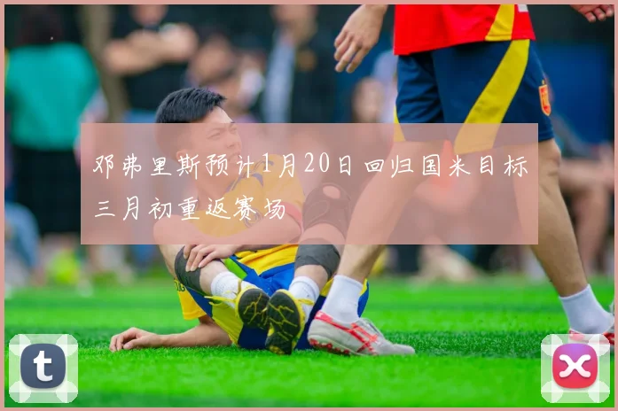 邓弗里斯预计1月20日回归国米目标三月初重返赛场