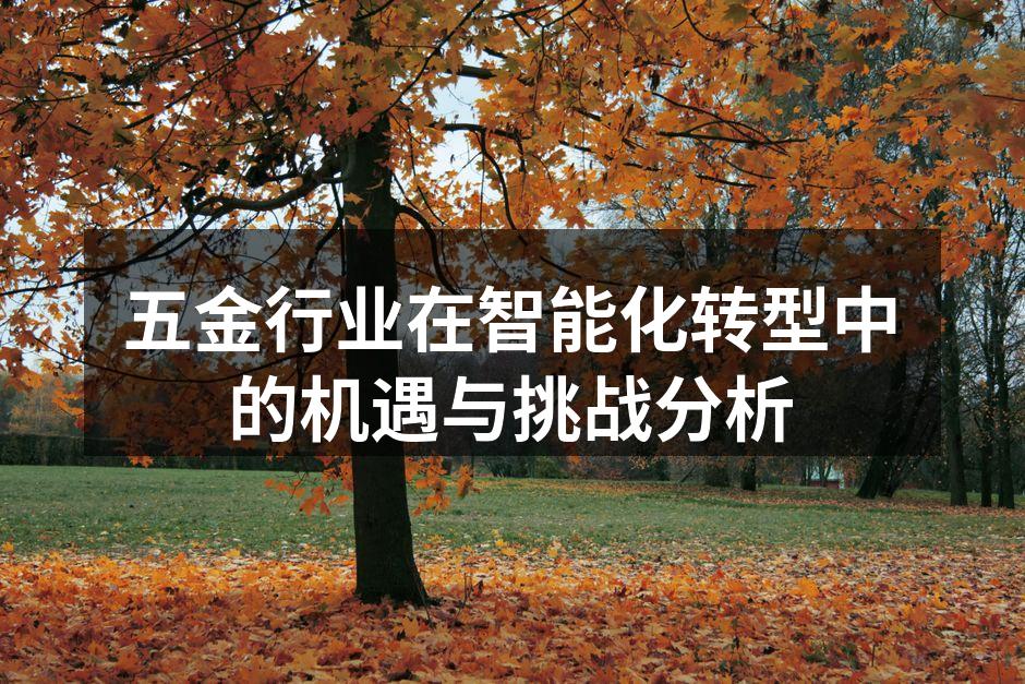 五金制造设备智能化应用案例